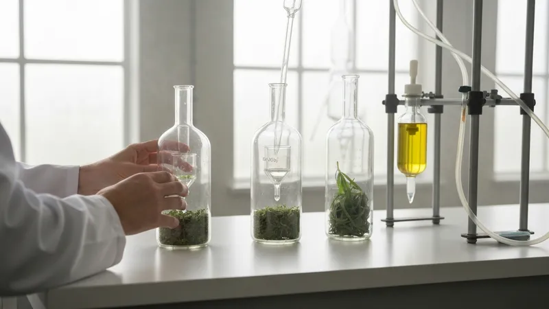 Comparaison Des Methodes Dextraction Du Cbd